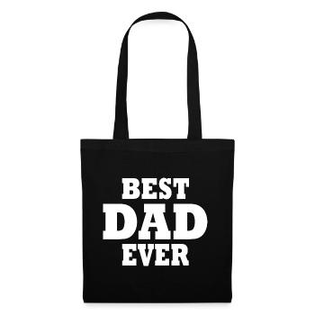 Best dad ever - Tote Bag - black - Front