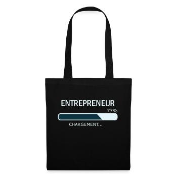 Entrepreneur Chargement 77% - Sac en tissu - noir - Devant