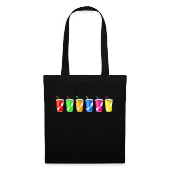 Flavored Fruity Soda Drinks - Tote Bag - black - Front