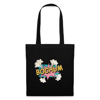 Bochum Germany City Font Pop Art Comic - Tote Bag - black - Front