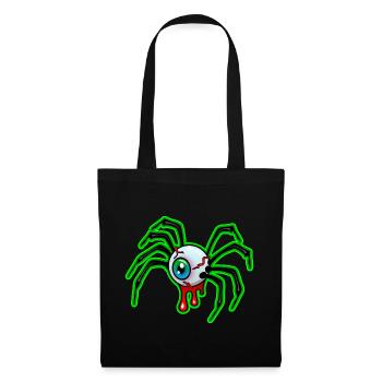 L'œil d'Halloween - Sac en tissu - noir - Devant