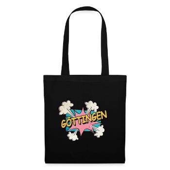 Göttingen Germany City Font Pop Art Comic - Tote Bag - black - Front
