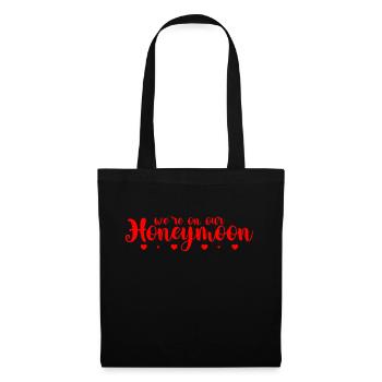 We're On Our Honeymoon - Tote Bag - black - Front