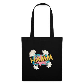 Hamm Germany City Font Pop Art Comic - Tote Bag - black - Front