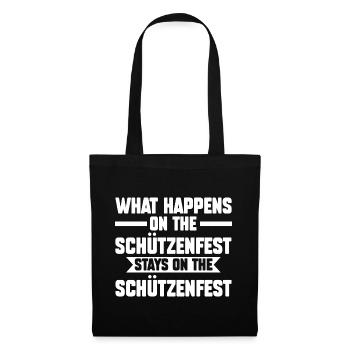 Schützenverein Schützenfest - Stoffbeutel - Schwarz - Vorne
