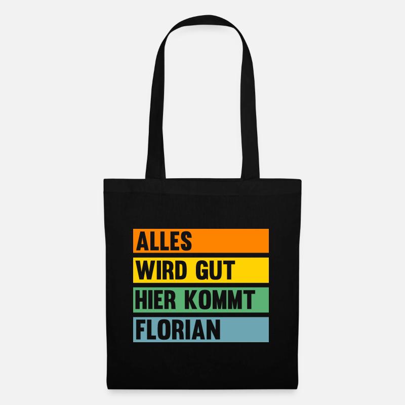 Florian - Stoffbeutel - Schwarz