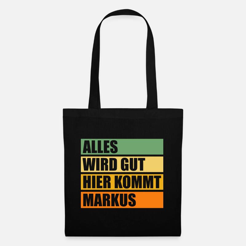 Markus - Stoffbeutel - Schwarz