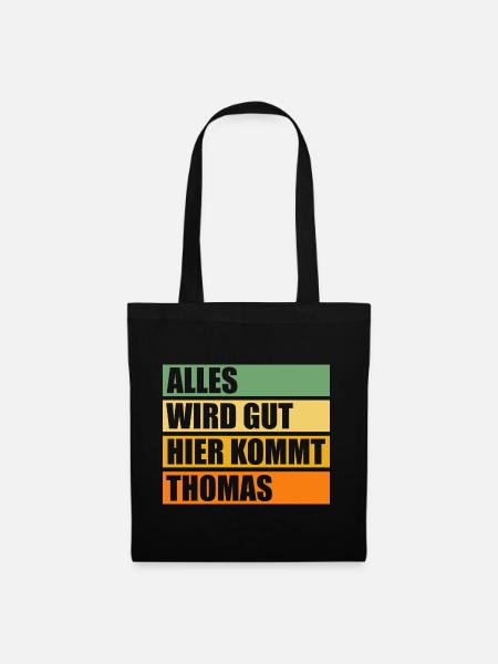 Thomas - Stoffbeutel - Schwarz