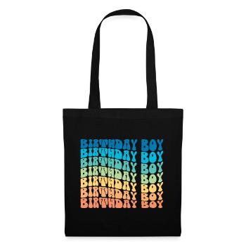 Birthday Boy - Groovy Retro Vintage Birthday - Sac en tissu - noir - Devant