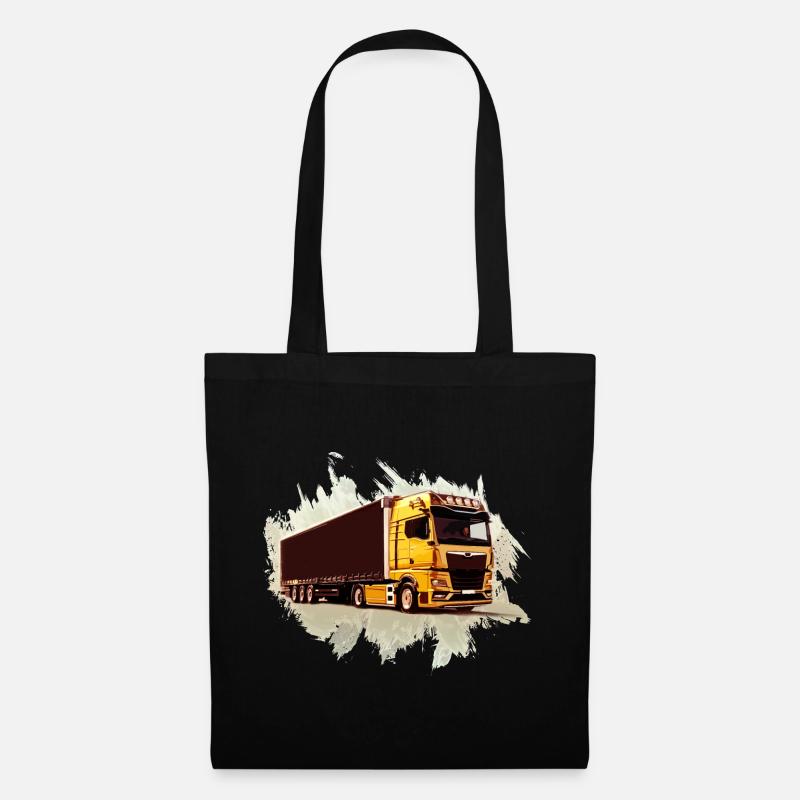 LKW - Stoffbeutel - Schwarz
