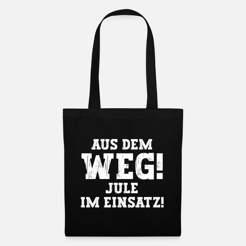 Jule Lustiger Spruch Vorname Name Jule - Stoffbeutel - Schwarz