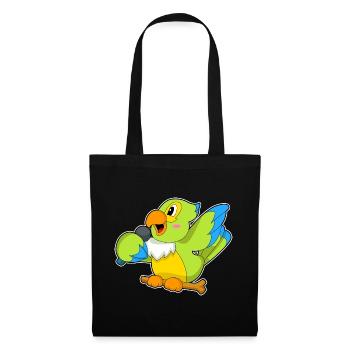 Parrot Singer Microphone Singing - Tote Bag - black - Front