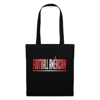 FOOTBALL AMERICAIN CADEAU SPORT SUISSE - Sac en tissu - noir - Devant