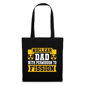 Nuclear Engineer Nuclear Technology Nuclear Energy Dad - Tote Bag - black - Front