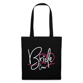 Bride Crew - Stoffbeutel - Schwarz - Vorne