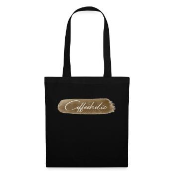 Coffeeholic - Stoffbeutel - Schwarz - Vorne