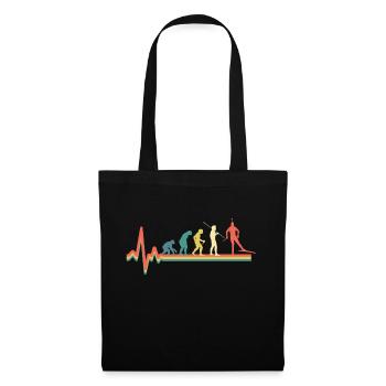 Evolution Biathlon Sports d’hiver Rétro - Sac en tissu - noir - Devant