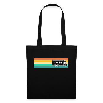 Camping-car camping-car - Sac en tissu - noir - Devant