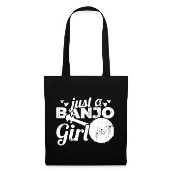 Just a Banjo Girl - Tote Bag - black - Front