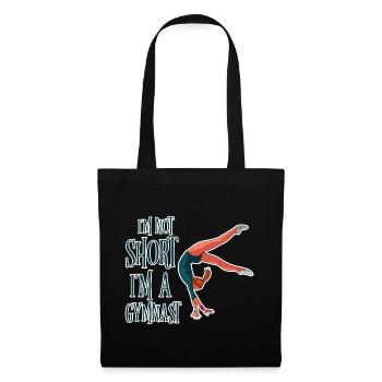 I'm Not Short, I'm A Gymnast 2 - Stoffbeutel - Schwarz - Vorne