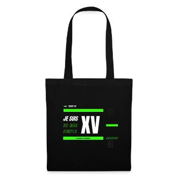 Rugby XV Je suis un mec simple - Sac en tissu - noir - Devant