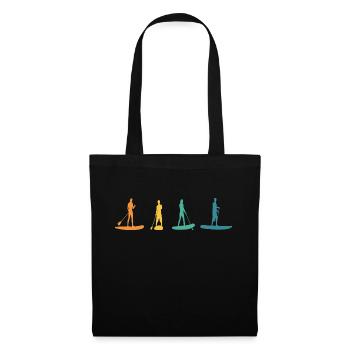 SUP Retro Sports nautiques d’été - Sac en tissu - noir - Devant