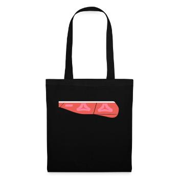 Rear light E Class new right - Tote Bag - black - Front
