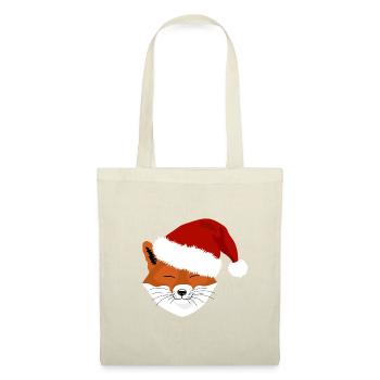 Renard de Noël - Sac en tissu - nature - Devant