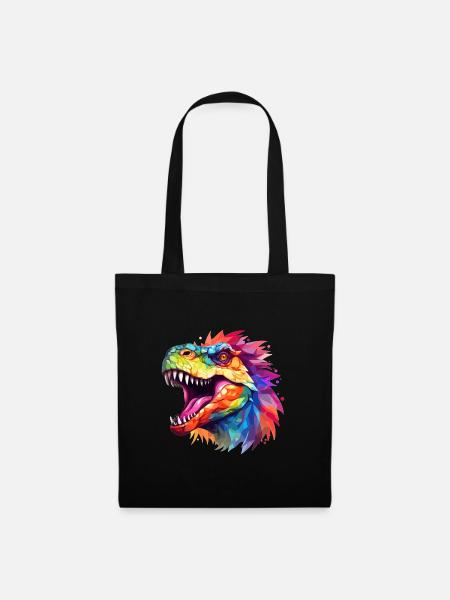 Conception du Tyrannosaurus rex - Sac en tissu - noir