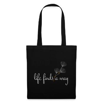 Life finds a way - Dandelion - Tote Bag - black - Front