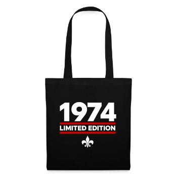 Édition limitée 1974 - Sac en tissu - noir - Devant