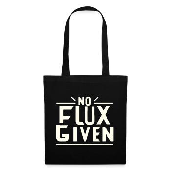 Pas de flux donné 15 - Sac en tissu - noir - Devant