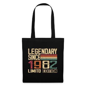 Original 1982 Vintage Birthday Gift 1982 - Tote Bag - black - Front