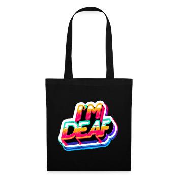 I'm Deaf 45 - Tote Bag - black - Front