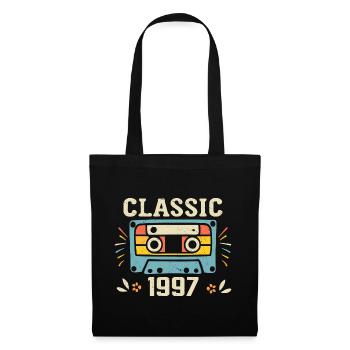 Vintage 1997 Retro Birthday Cassette 1997 - Tote Bag - black - Front