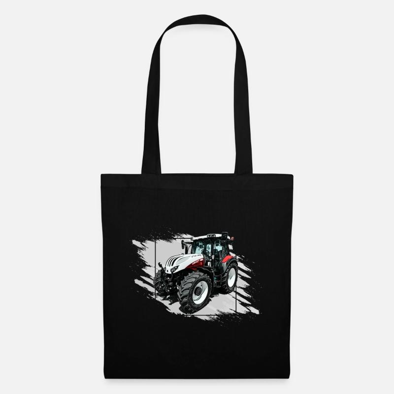 Steyr Traktor - Stoffbeutel - Schwarz