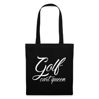 Reine des voiturettes de golf - Sac en tissu - noir - Devant