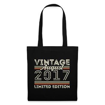 August 2017 Legend since August 2017 Vintage 2017 - Tote Bag - black - Front