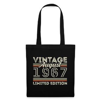 Août 1967 Légende depuis Août 1967 Millésime 1967 - Sac en tissu - noir - Devant
