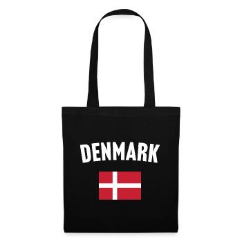 Denmark Flag - Tote Bag - black - Front