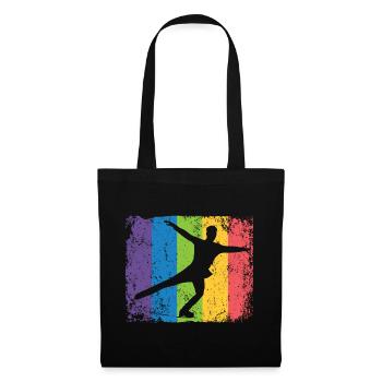 Figure Skating Figure Skating Ice Skating - Tote Bag - black - Front