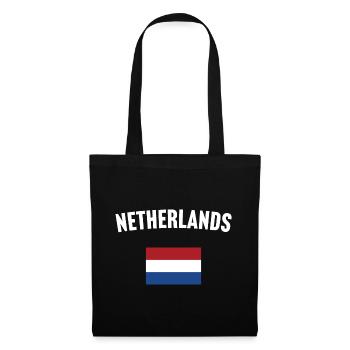 Netherlands Flag - Tote Bag - black - Front