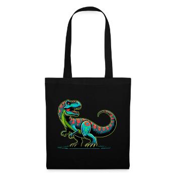 Dinosaur - Tote Bag - black - Front
