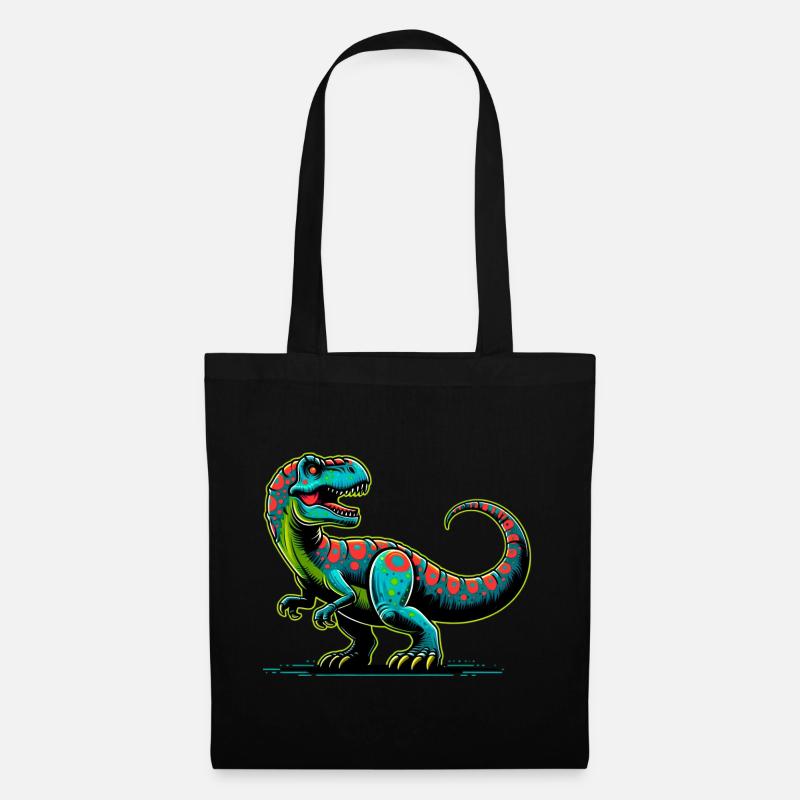 Dinosaure - Sac en tissu - noir