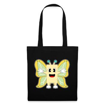 Beurre de papillon - Sac en tissu - noir - Devant
