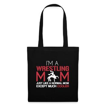 Wrestling Mom Is Cooler - Tote Bag - black - Front