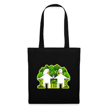 couple and green life - Tote Bag - black - Front