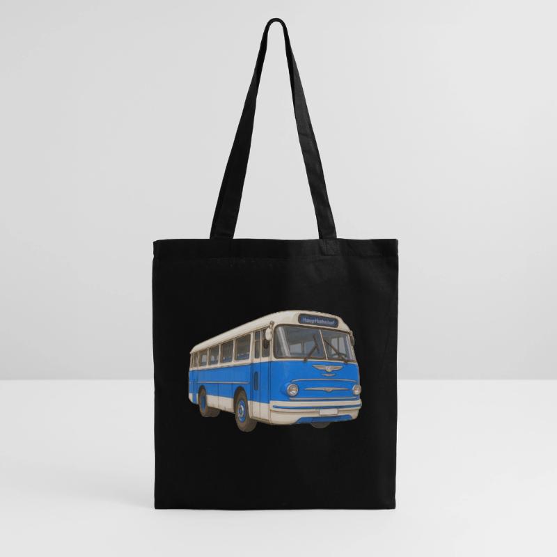 Old blue bus Tote Bag