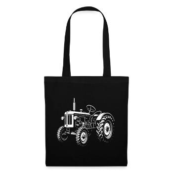 Oldtimer-Traktor R16 – Kraft aus Hannover - Stoffbeutel - Schwarz - Vorne