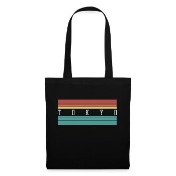 Tokyo, Japon : Cadeau et souvenir parfaits - Sac en tissu - noir - Devant